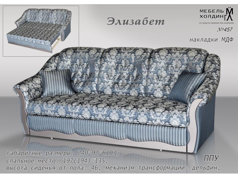 диван прямой «элизабет» в Нижнем Тагиле