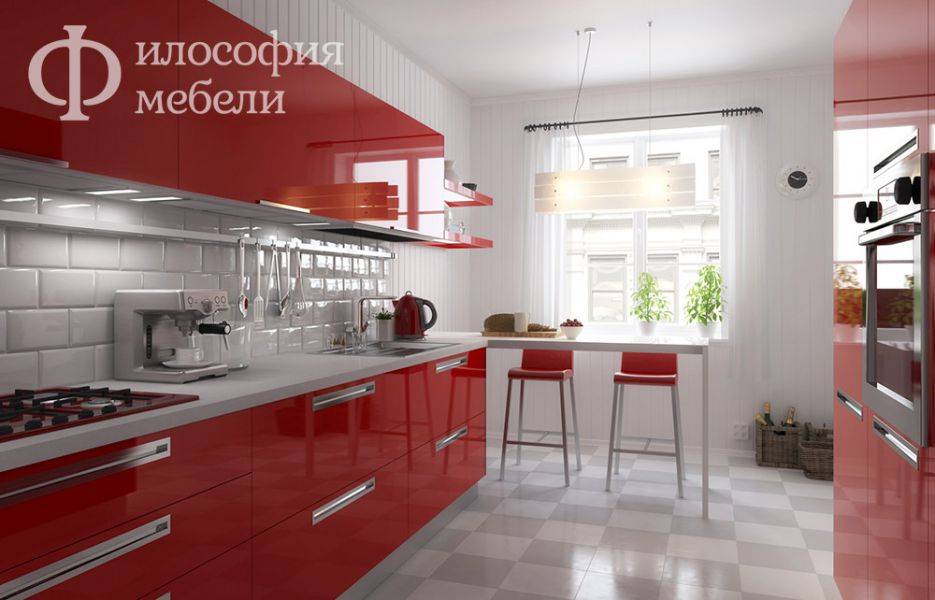 прямая кухня №27 в Нижнем Тагиле