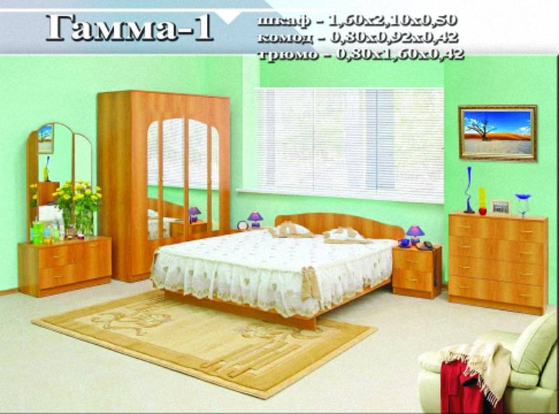 спальный гарнитур «гамма 1» в Нижнем Тагиле