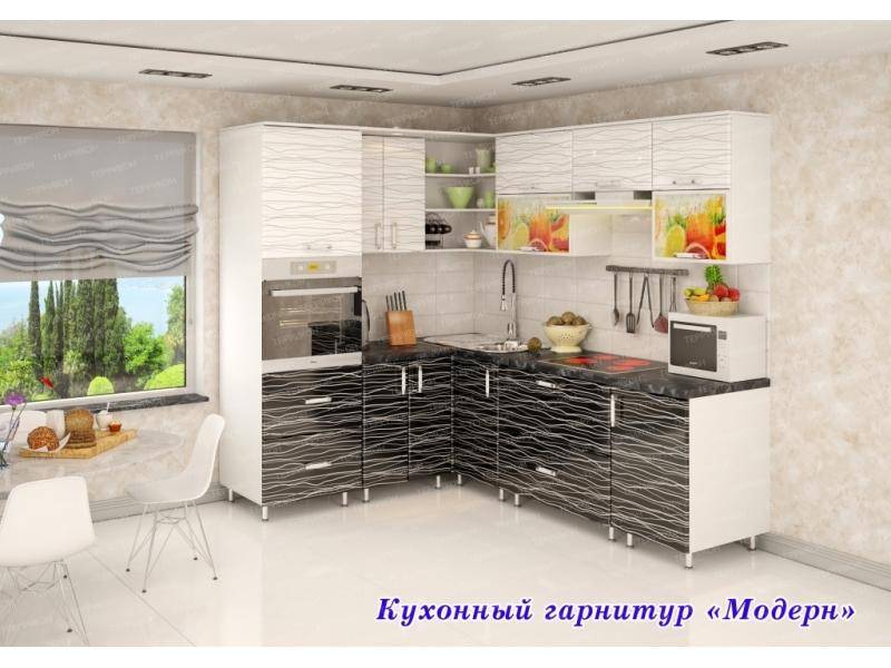 кухонный гарнитур угловой модерн в Нижнем Тагиле