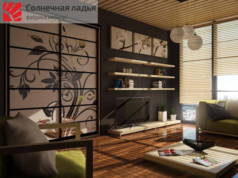 шкаф - купе для гостиной 3 в Нижнем Тагиле