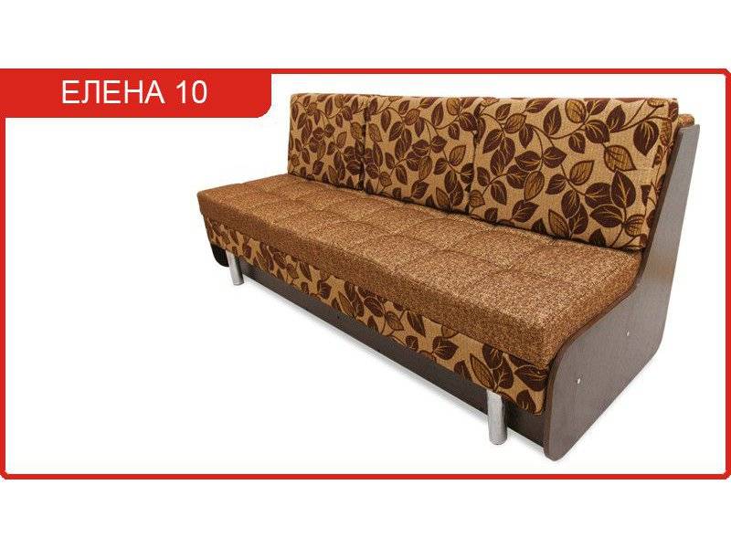 кухонный прямой диван елена 10 в Нижнем Тагиле