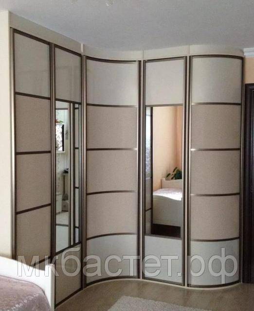 радиусный шкаф-купе р-7 в Нижнем Тагиле