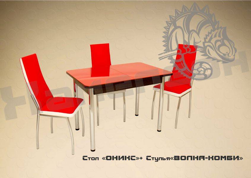 стол оникс + стул волна-комби в Нижнем Тагиле