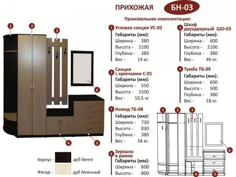 прихожая бн-03 в Нижнем Тагиле
