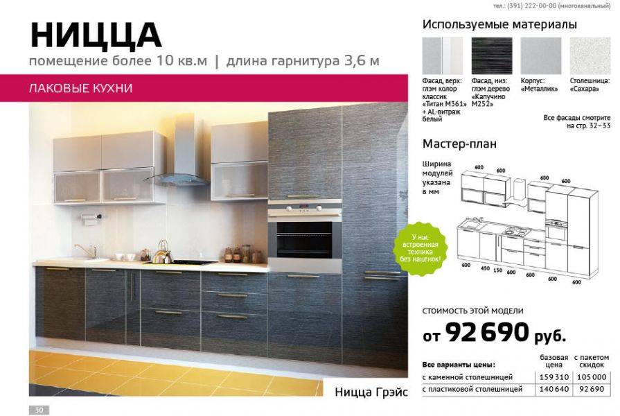 кухня лаковая ницца в Нижнем Тагиле