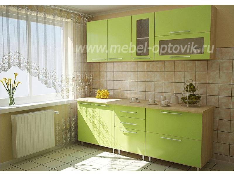 кухонный гарнитур прямой киви в Нижнем Тагиле