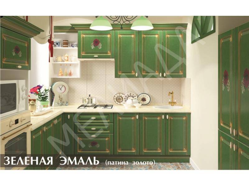 кухня зелёная эмаль в Нижнем Тагиле