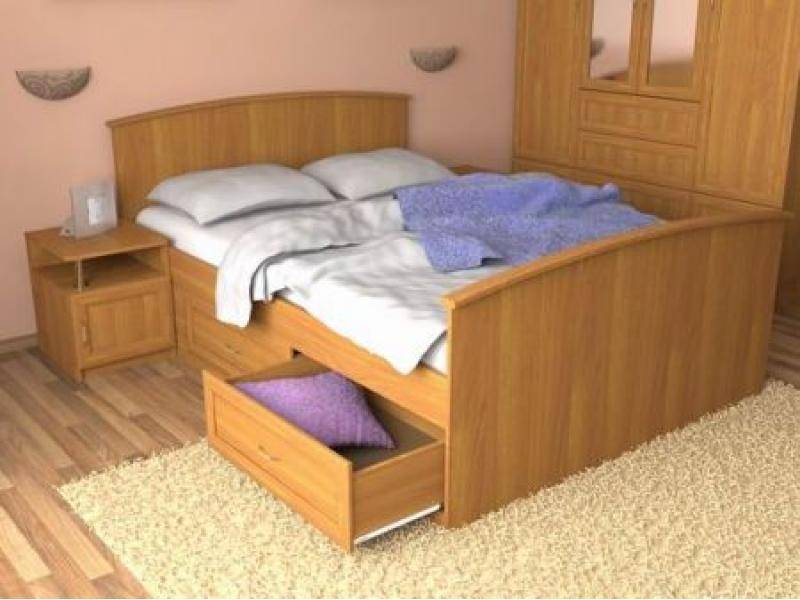 кровать двухспальная мдф в Нижнем Тагиле
