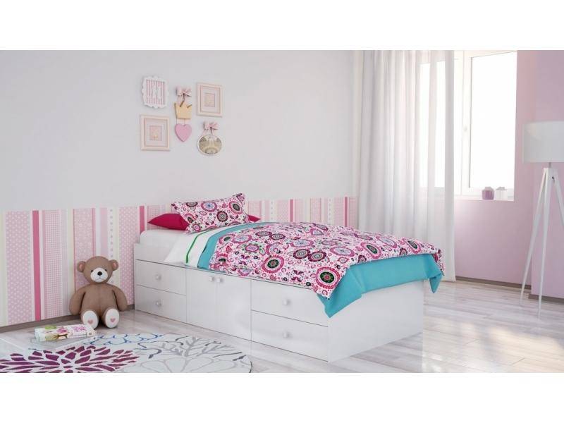 кровать белая polini simple в Нижнем Тагиле