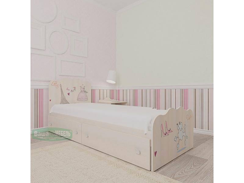 кровать детская односпальная bed paris в Нижнем Тагиле