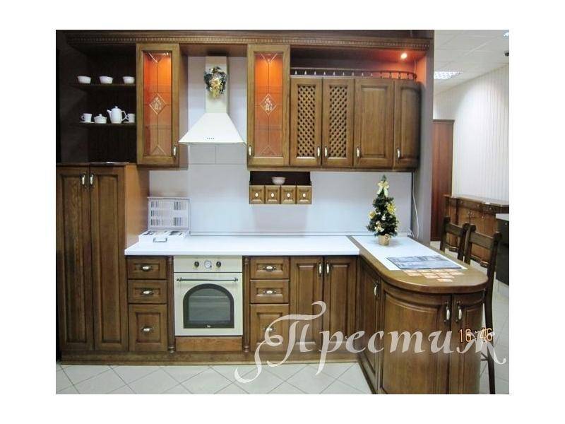 кухня из массива дерева prestij в Нижнем Тагиле
