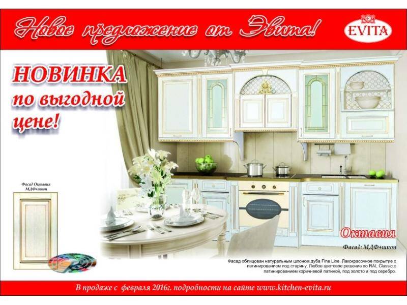 кухня прямая октавия в Нижнем Тагиле
