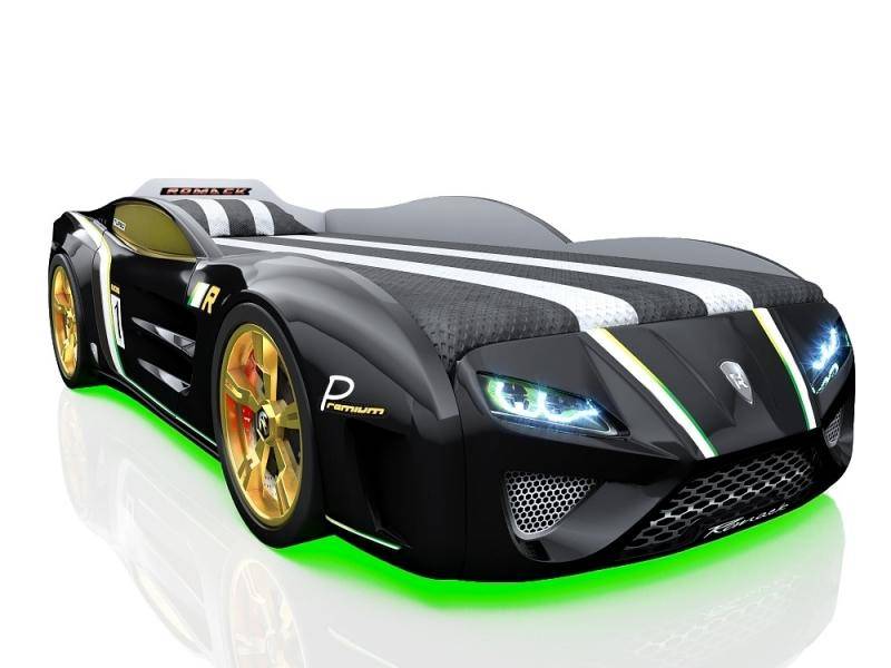 кровать-машина sportline чёрная в Нижнем Тагиле
