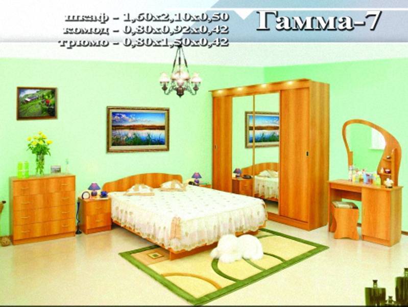 спальный гарнитур «гамма 7» в Нижнем Тагиле