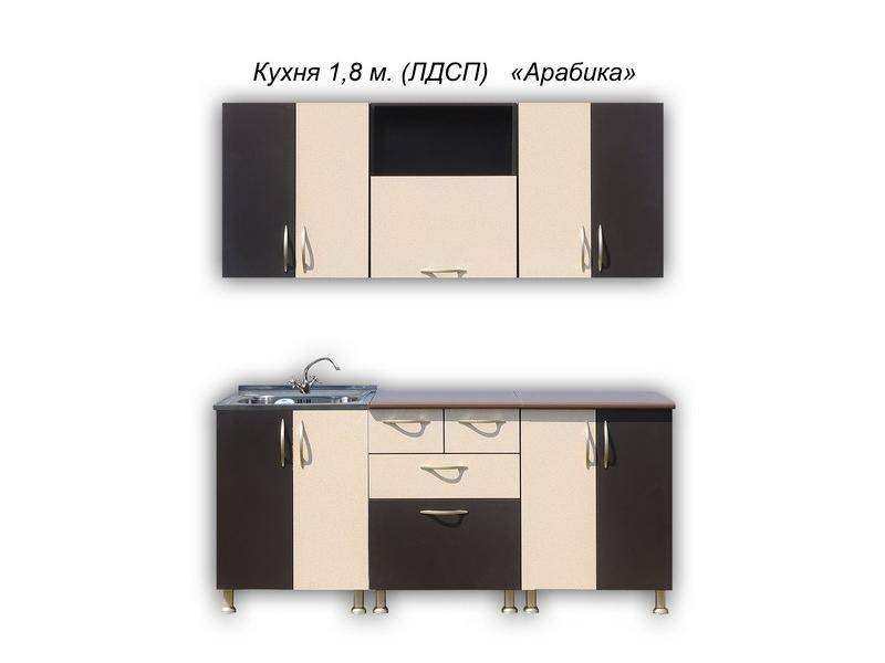 кухня прямяа арабика (лдсп) в Нижнем Тагиле