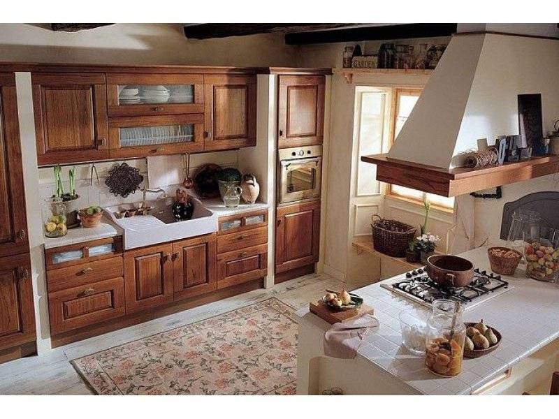 кухня арт из массива 003 в Нижнем Тагиле