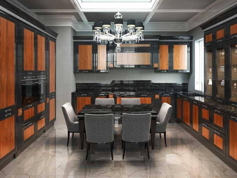кухня просторная avenueluxury в Нижнем Тагиле