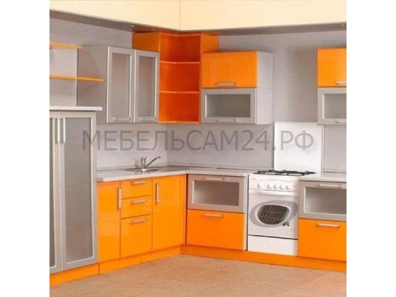 угловая кухня апельсин 2 в Нижнем Тагиле