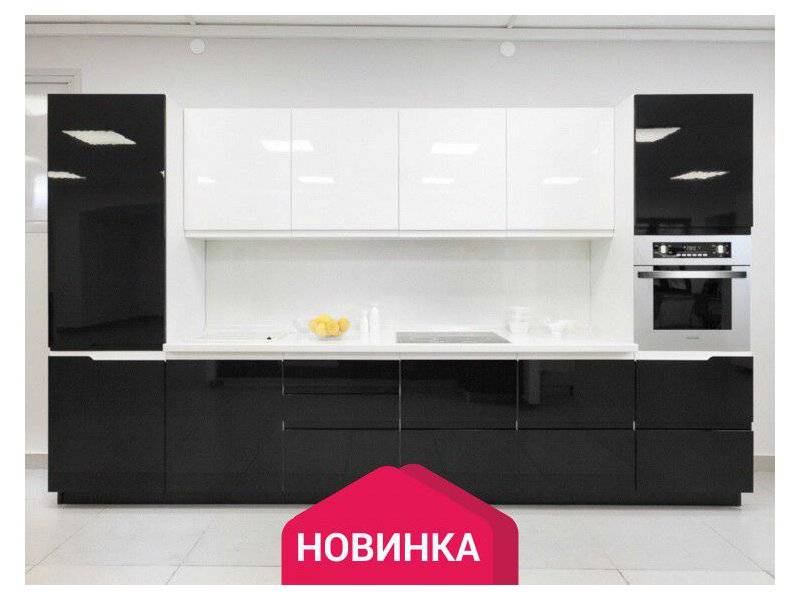 ультрамодная крашеная кухня акцент в Нижнем Тагиле