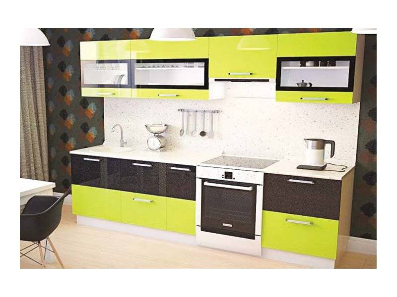 яркая прямая кухня трио в Нижнем Тагиле