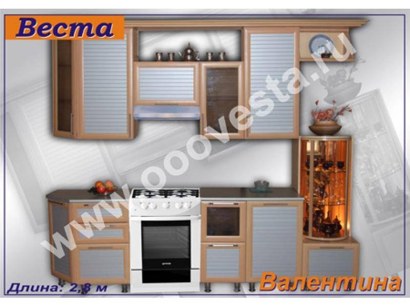 кухонный гарнитур прямой валентина в Нижнем Тагиле