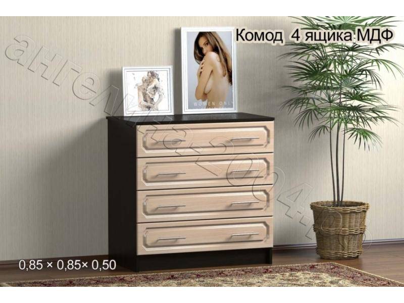 комод 4 ящика мдф в Нижнем Тагиле