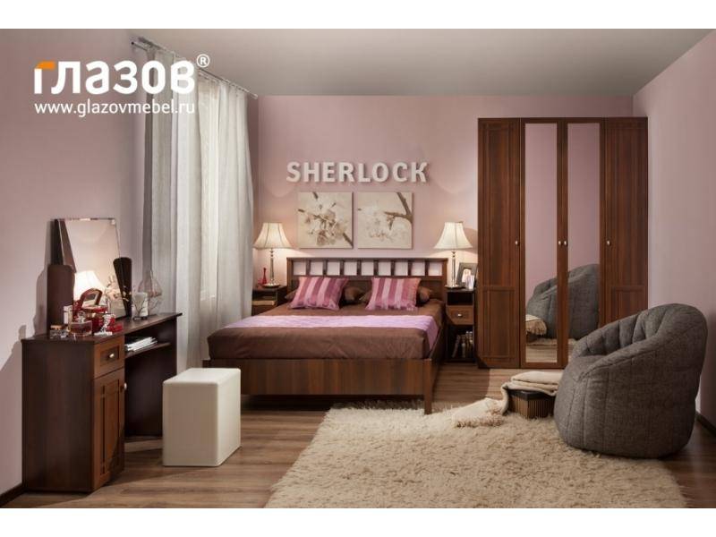 спальня sherlock в декоре орех шоколадный в Нижнем Тагиле