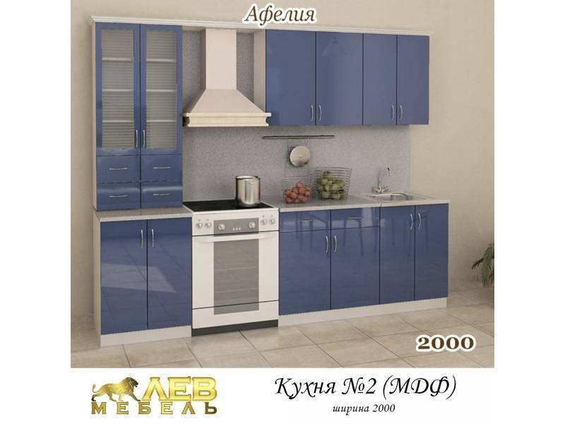 кухня мдф 2 в Нижнем Тагиле