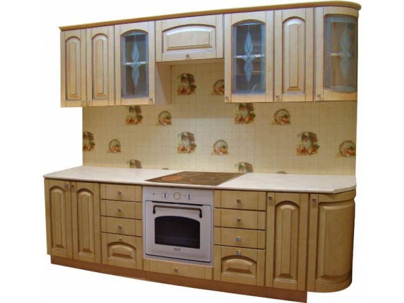 кухня прямая патина беленый дуб в Нижнем Тагиле