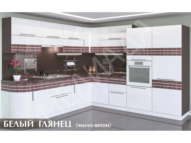кухня белый глянец в Нижнем Тагиле