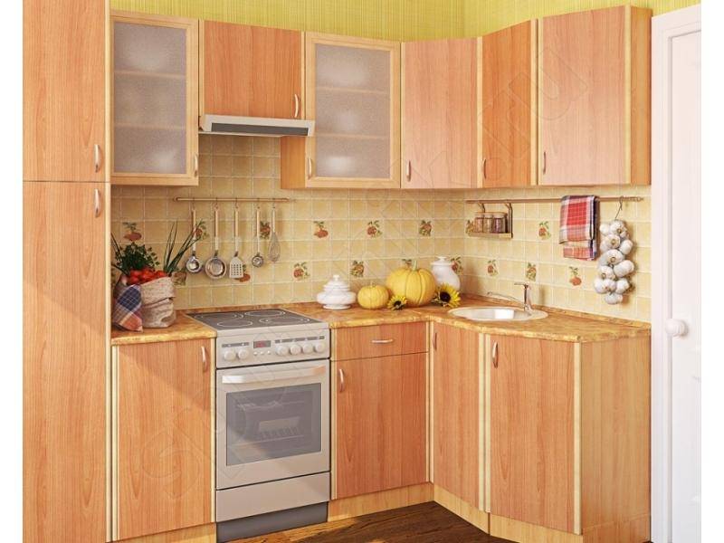 кухонный гарнитур угловой вишня в Нижнем Тагиле