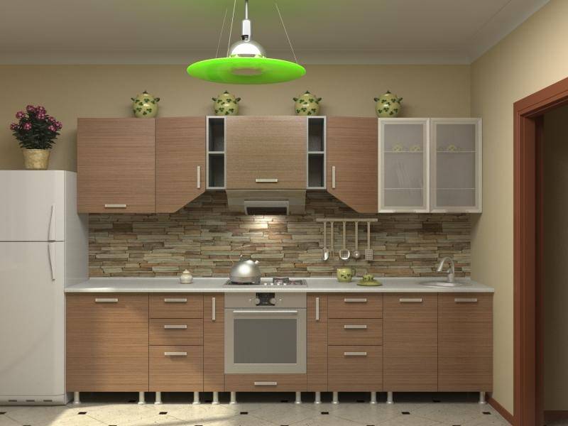 кухня прямая азалия комплектация 9 в Нижнем Тагиле