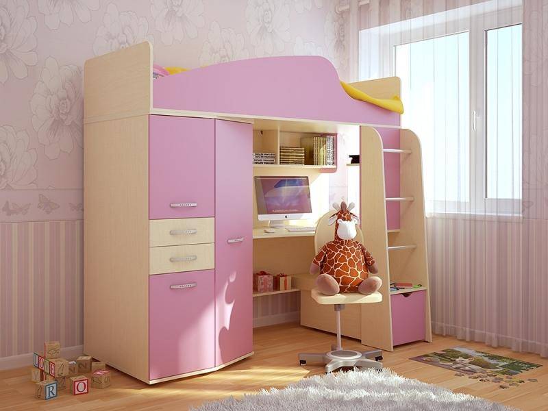 детская кровать нильс с компьютерным столом в Нижнем Тагиле