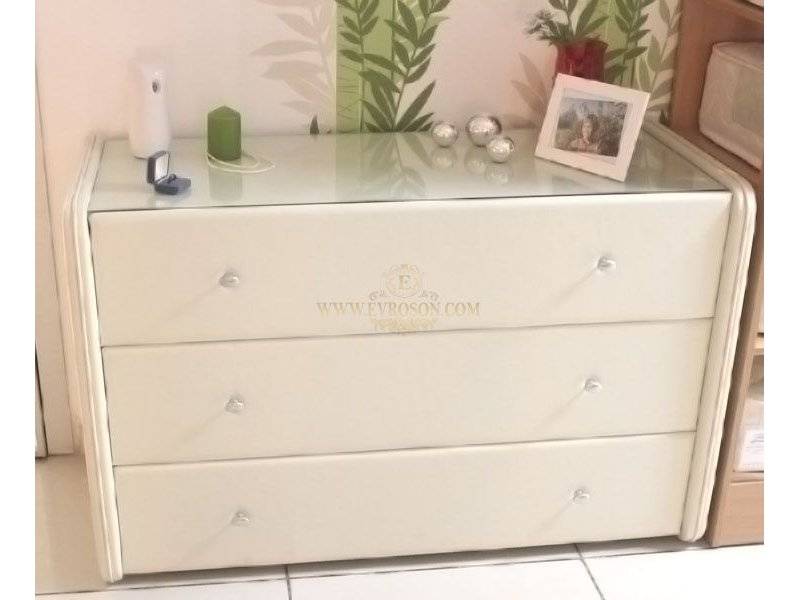 комод san leone maxi экокожа / стекло в Нижнем Тагиле