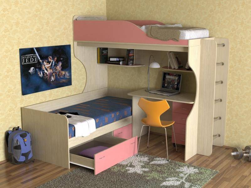 кровать детская дуэт 5 в Нижнем Тагиле