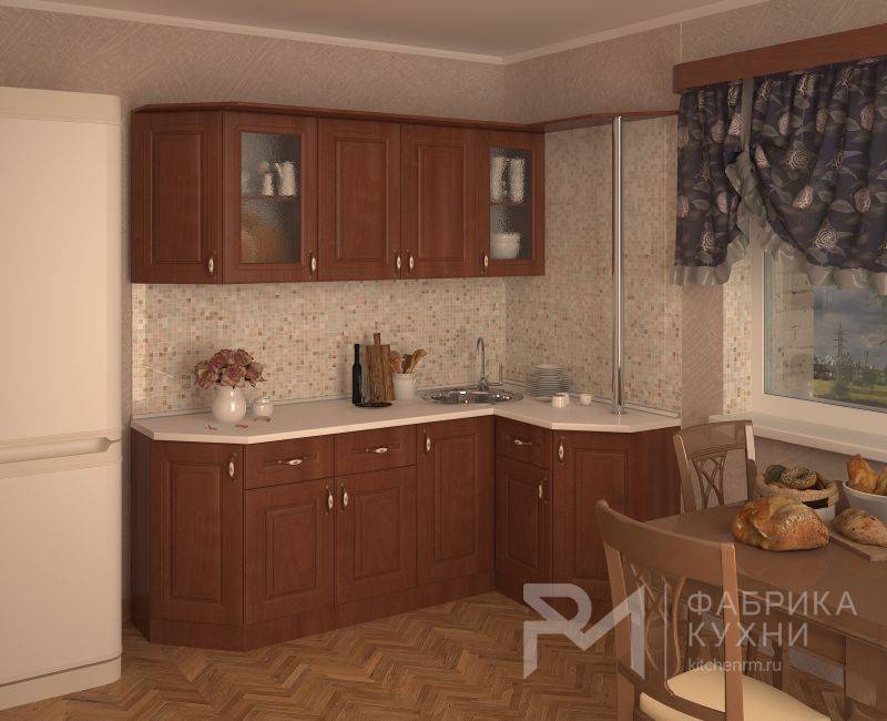 кухня орех квадро 2 угловая в Нижнем Тагиле