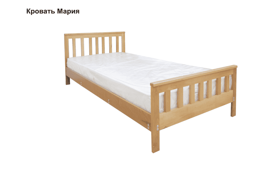 кровать мария из массива дерева в Нижнем Тагиле