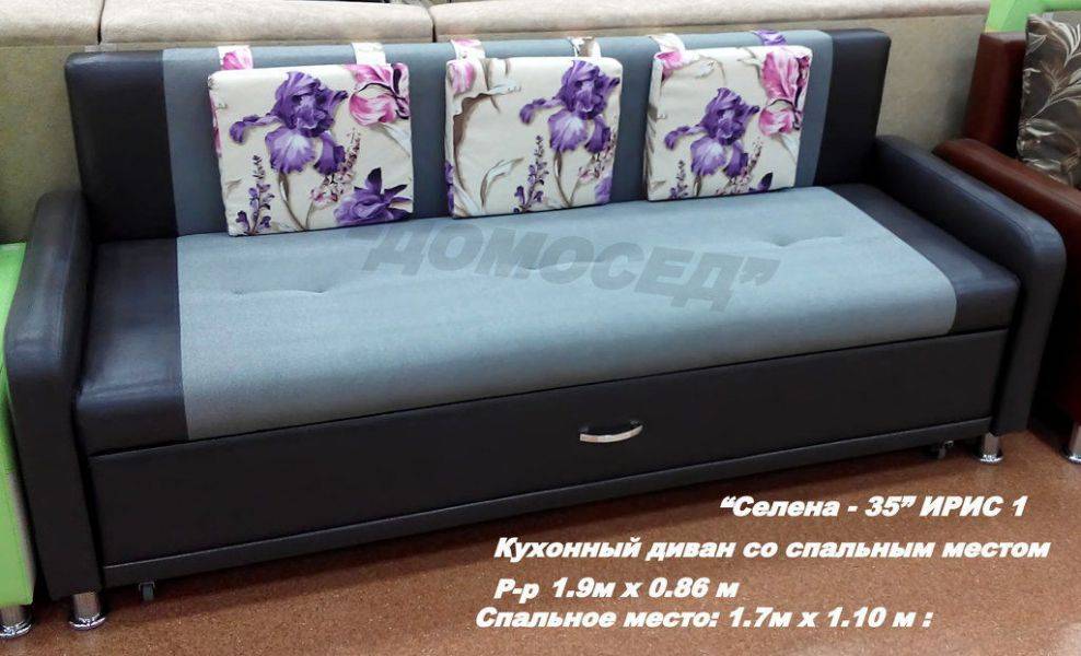 кухонный диван со спальным местом селена - 35 ирис 1 в Нижнем Тагиле