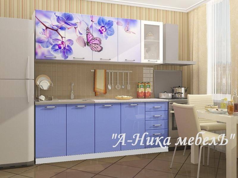 кухня прямая 1.6 метр аника 10 в Нижнем Тагиле