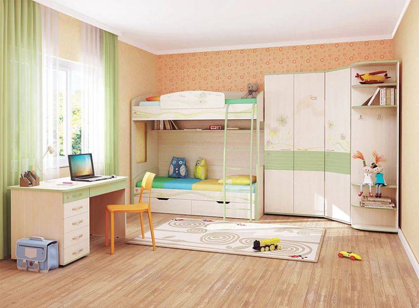 светлая детская мебель 10 в Нижнем Тагиле