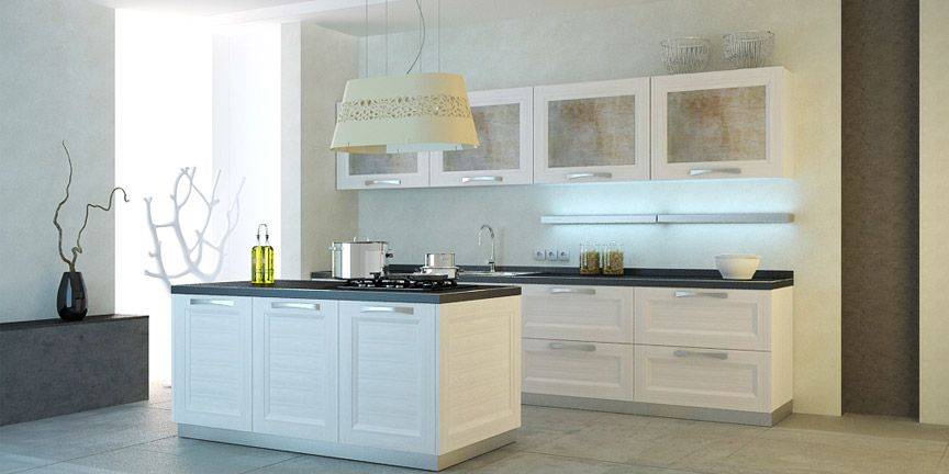 кухня moderno beverly белая в Нижнем Тагиле