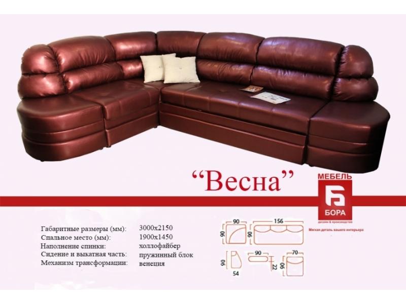 угловой диван весна в Нижнем Тагиле