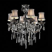 люстра md102743-6a от illuminati прозрачная/бежевая/ хром в Нижнем Тагиле