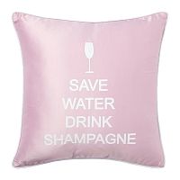 подушка с надписью save water drink shampagne в Нижнем Тагиле