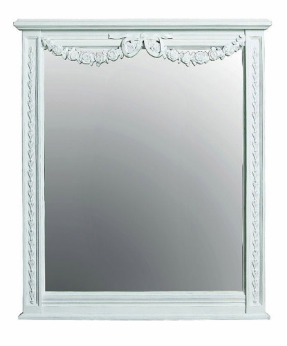 зеркало большое белое с гирляндой цветов и бантом будуар в Нижнем Тагиле