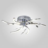 потолочная светодиодная люстра eurosvet windmill 90125/6 хром в Нижнем Тагиле
