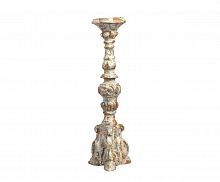 подсвечник фигурный бежевый состаренный на 1 свечу antique blue, 49,5 см в Нижнем Тагиле