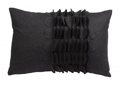 подушка с объемным узором giselle dark gray в Нижнем Тагиле