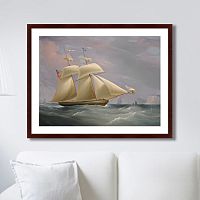 картина: the topsail schooner, 1838г. в Нижнем Тагиле
